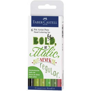 Faber-Castell Pitt Artist Pen Ensemble de feutres a  l'encre de chine pigmentee pour calligraphie