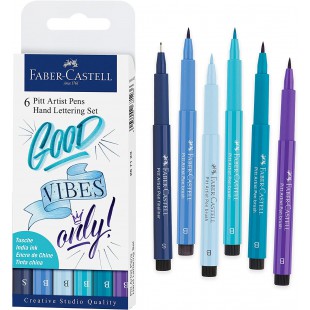 Faber-Castell Pitt Artist Pen Ensemble de feutres a  l'encre de chine pigmentee pour calligraphie