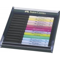 Faber-Castell 267420 Box PITT artist pen brush 12x pastel