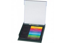 Faber-Castell 10104484 Pitt Artist Lot de 12 Pinceau Stylo B Assorties