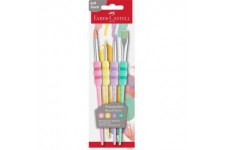 Faber-Castell Set de pinceaux A Pinselset Pastell Couleurs pastel.