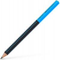 Faber-Castell Crayon Jumbo Grip Two Tone 511910 - Durete HB - Noir/bleu