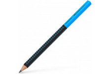 Faber-Castell Crayon Jumbo Grip Two Tone 511910 - Durete HB - Noir/bleu