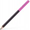 Faber-Castell Crayon Jumbo Grip Two Tone 511911 - Durete HB - Noir/rose