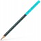 Faber-Castell 517012 Grip 2001 Two Tone, durete HB, noir/turquoise, 1 piece