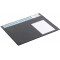 Durable 720501 Sous-main avec Rabat Transparent Amovible et Bande Calendrier Format Bureau 65 x 52 cm Noir