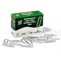 121025 Boite de 100 Trombones 32 mm Zinc