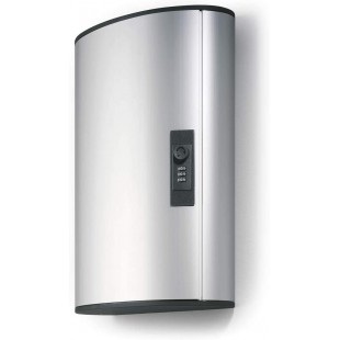 Durable 196723 Keybox Code Armoire pour 72 Cles Fermeture par Combinaison a  Code - Avec 6 Porte-cles KEY CLIP, Silver