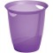 Durable 1701710992 Trend Corbeille a Papier Bureau Poignees Integrees Plastique Violet Translucide 16 Litres Hauteur