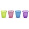 Durable 1701710992 Trend Corbeille a Papier Bureau Poignees Integrees Plastique Violet Translucide 16 Litres Hauteur