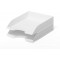 Lot de 6 : Durable 1701672080 boites a courrier Basic pour format A4 a C4 empilables Opaque. Blanc.