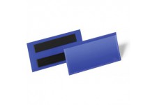 Durable 174107 Lot de 50 pochettes logistiques magnetiques 100x38 mm Bleu
