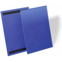 Durable 174407 Lot de 50 pochettes logistiques magnetiques A4 portrait 210x297 mm Bleu