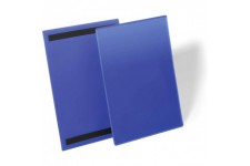 Durable 174407 Lot de 50 pochettes logistiques magnetiques A4 portrait 210x297 mm Bleu