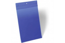 Durable 174707 Lot de 10 pochettes logistiques avec aimants neodyme A4 portrait 210x297 mm bleu