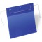 Durable 175207 Lot de 50 pochettes logistiques avec fil de suspension A5 paysage 210x148 mm bleu