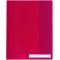Durable 251003 Chemise a lamelle avec couverture Transparent Rouge