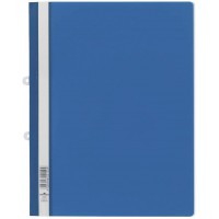 Durable 258006 Dossier a couverture Transparent Bleu