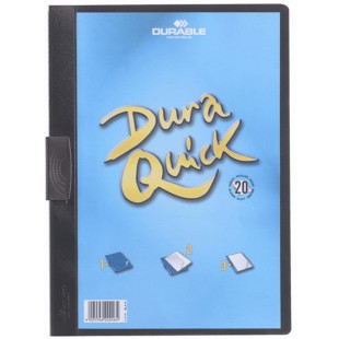 DURABLE chemise a clip DURAQUICK, format A4, noir