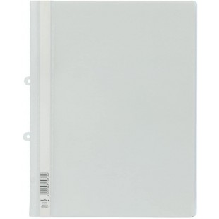 Durable 258002 Dossier a couverture Transparent Blanc