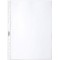 Durable 266819 Pochette Perforee pour Document Format A4 - Perforations Universelles 11 trous - Polypro Lisse 48 Microns - Boite