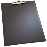 Durable 235901 Bloc pliant (pour DIN A5, feuille souple, pince sur le dessus, 180 x 245 mm) noir