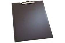 Durable 235901 Bloc pliant (pour DIN A5, feuille souple, pince sur le dessus, 180 x 245 mm) noir