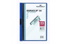 Durable Duraclip 30 Chemise de presentation a clip Bleu fonce