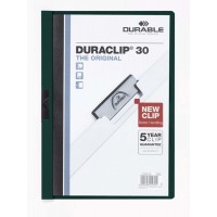 Durable Duraclip 30 Chemise de presentation a clip Vert petrole