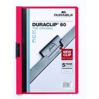 Durable Duraclip 60 Chemise de presentation a clip Rouge