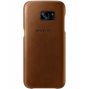 SAMSUNG ETUI CUIR MARRON POUR SAMSUNG GALAXY S7 EDGE