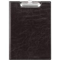 Durable 235501 Block folder A4, pliable avec clip a ressort et poches interieures, noir