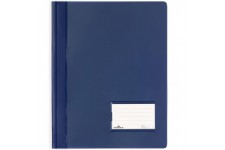 Durable Duralux Chemise a lamelles avec couverture opaque Bleu fonce