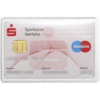 Durable 213619 Etui souple Format carte de credit Transparent
