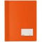 Durable 268009 Chemise a lamelles avec Couverture Translucide Orange