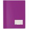 Durable 268012 Chemise a lamelles avec Couverture Translucide Violet