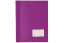 Durable 268012 Chemise a lamelles avec Couverture Translucide Violet