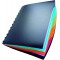 Durable 243501 Duralook Style Reliure Protege - Documents a  Pochettes Amovibles - 20 Pochettes/40 Vues + 4 Intercalaires Couver