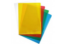 Durable 233700 Lot de 100 pochettes format A4 en polypropylene 120 microns Couleurs assorties