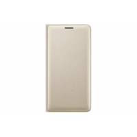 SAMSUNG ETUI FLIP WALLET GOLD POUR SAMSUNG GALAXY J3 2016