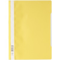 Durable 257304 Dossier PP a couverture Transparent Jaune