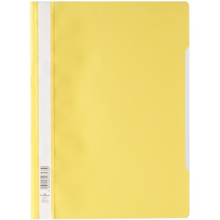 Durable 257304 Dossier PP a couverture Transparent Jaune