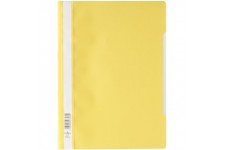 Durable 257304 Dossier PP a couverture Transparent Jaune