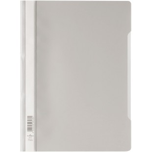 Durable 257310 Dossier PP a couverture Transparent Gris