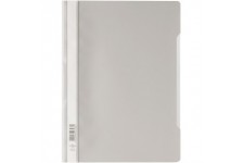 Durable 257310 Dossier PP a couverture Transparent Gris