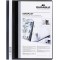 DURABLE - chemise a lamelles DURAPLUS, format A4, noir, extra large, couverture avant transparente avec une poche t