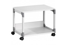 Durable 371010 System Multi Trolley 48, gris, coins renforces en fibre de verre, anti-basculement - 600 x 477 x 432 mm