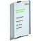 Durable 480623 Plaque de porte A4 (Info Sign, 210 x 297 mm) argent metallique