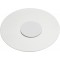 Durable 490723 Plaque de porte Pictogramme Rond 83 mm en Acier Inoxydable Signaletique WC Toilettes Adhesif Piece