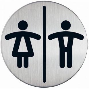 Durable 492023 Pictogramme "WC Femmes et Hommes" 83 mm